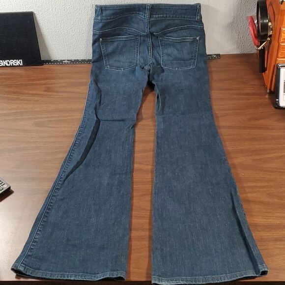 Pilcro and the Letterpress Superscript Wide-Leg High Waist Trouser Jeans Size 27 - Picture 9 of 13